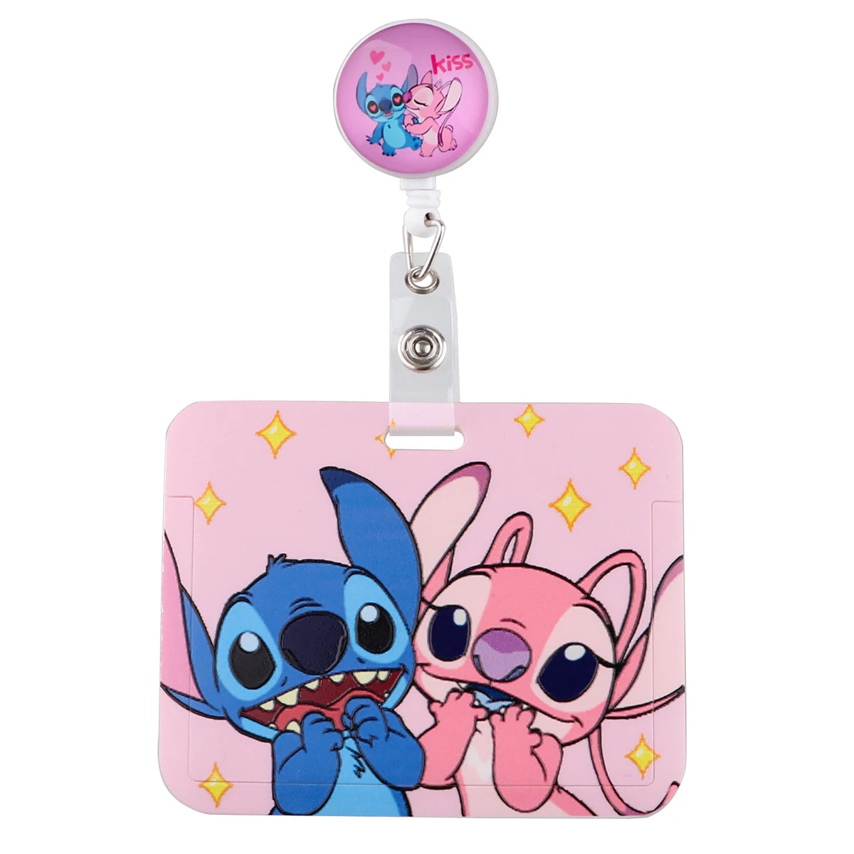 Cute Lilo & Stitch Credential Holder