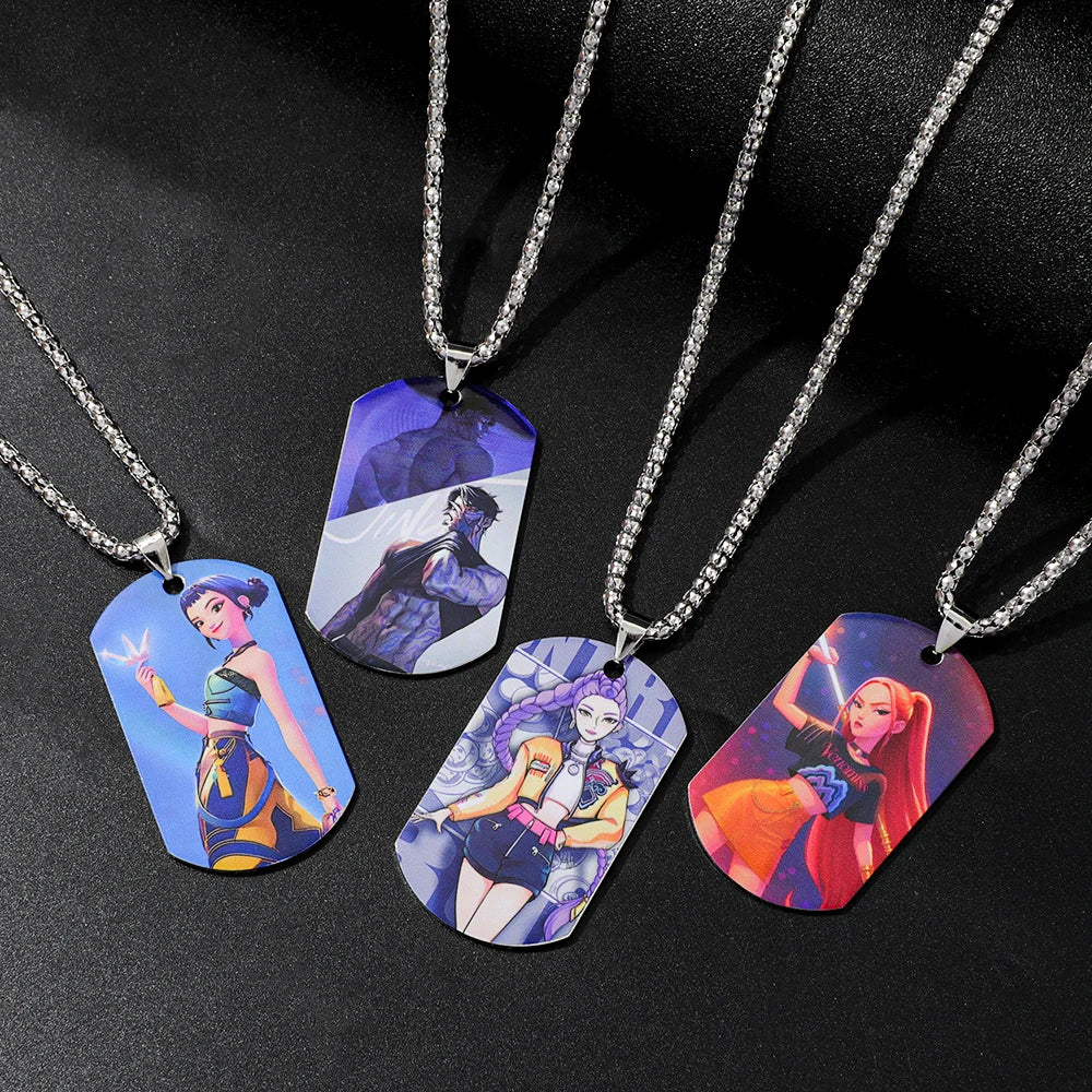 Cartoon Anime Movie K-Pop Demon Hunters Pendant