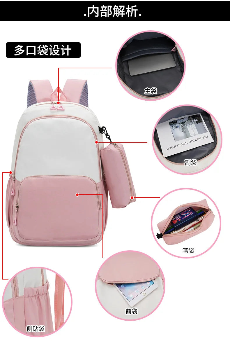 Wednesdays Addams Backpacks with Pencil Case