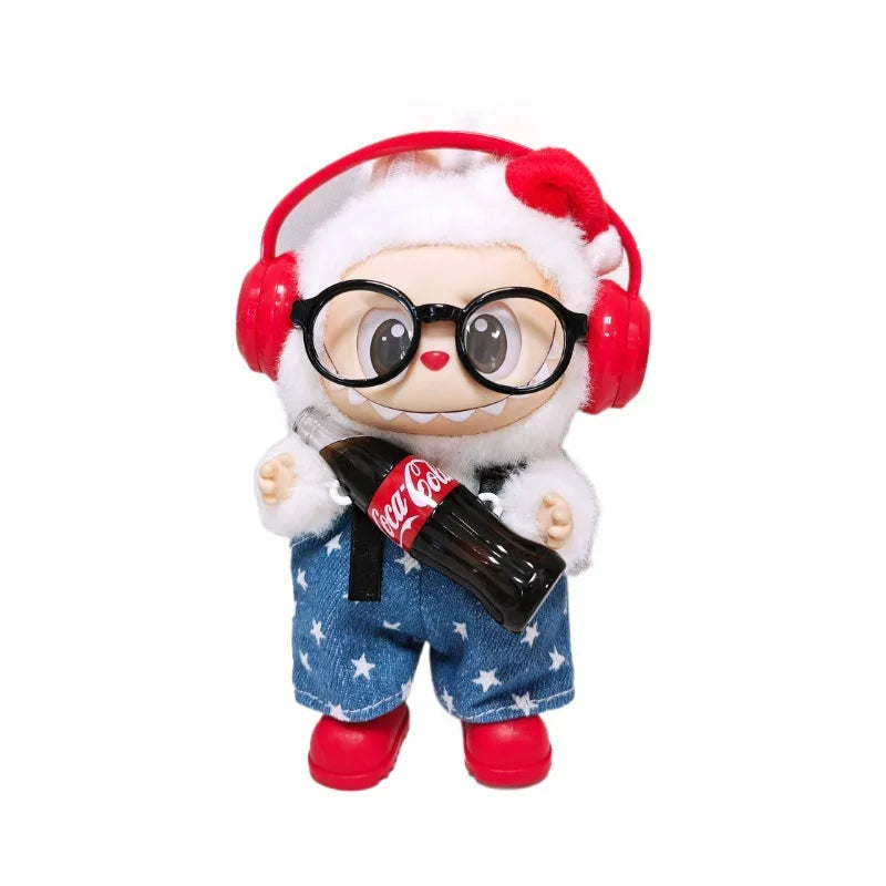 Labubu Coca-Cola Doll Outfit