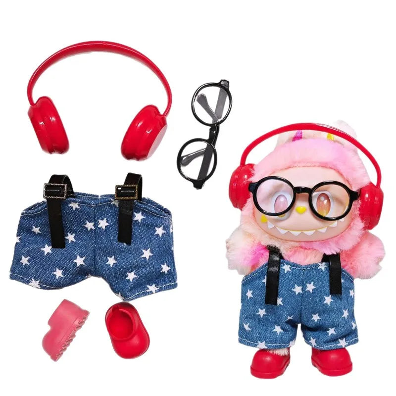 Labubu Coca-Cola Doll Outfit