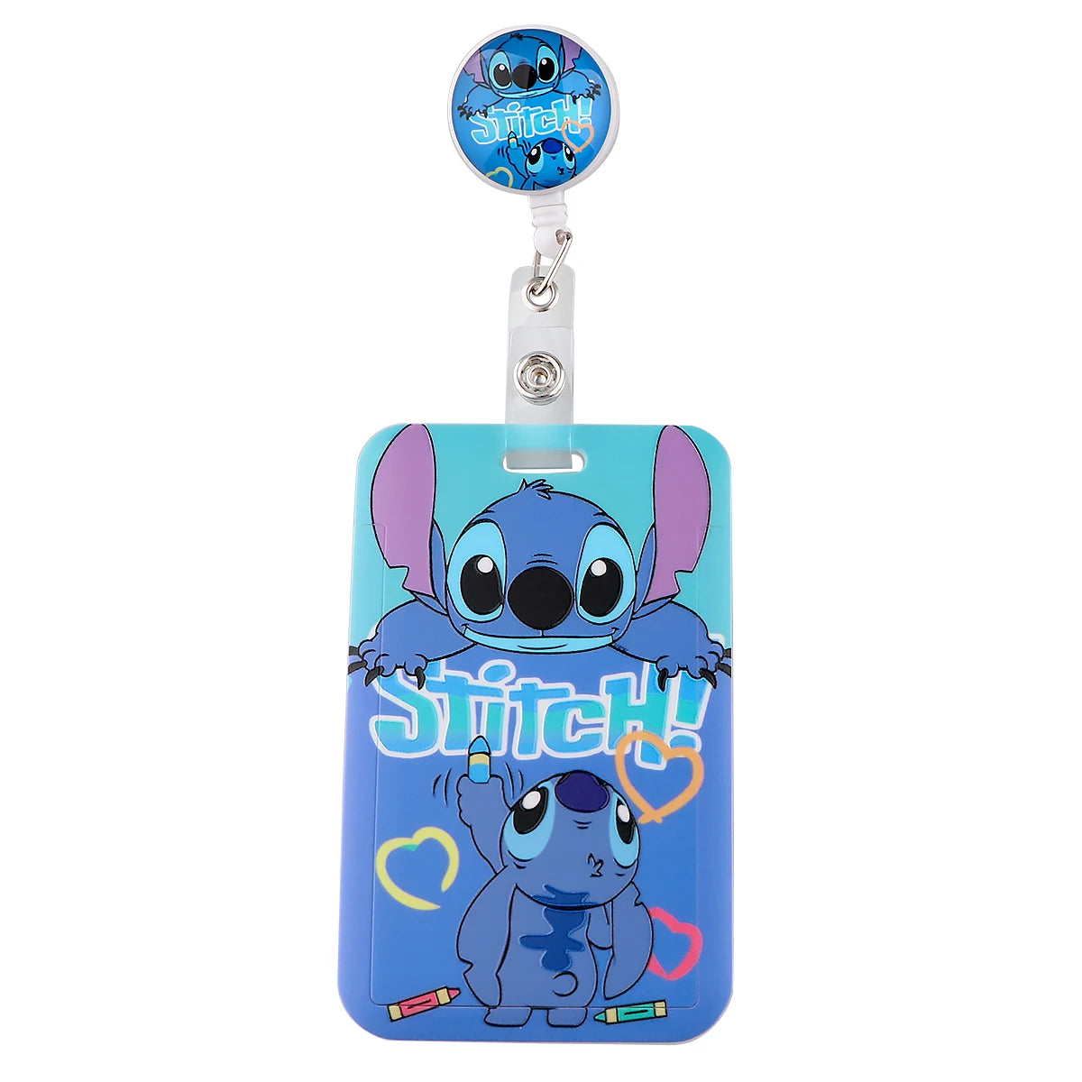 Cute Lilo & Stitch Credential Holder