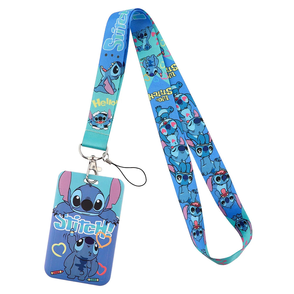 Cute Lilo & Stitch Credential Holder