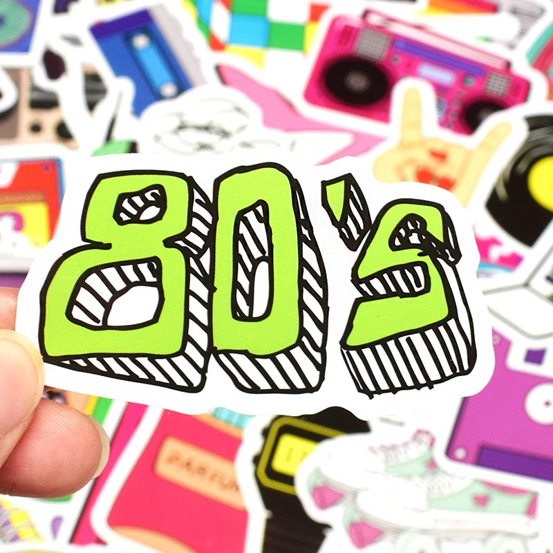 70 PCS 80s And 90s Style Stickers