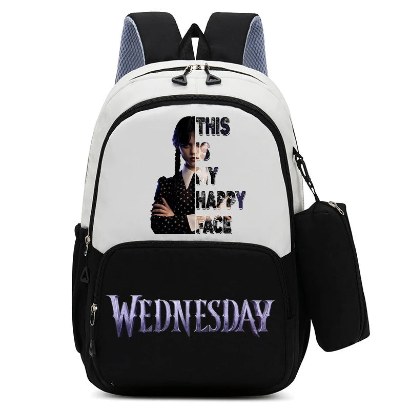 Wednesdays Addams Backpacks with Pencil Case