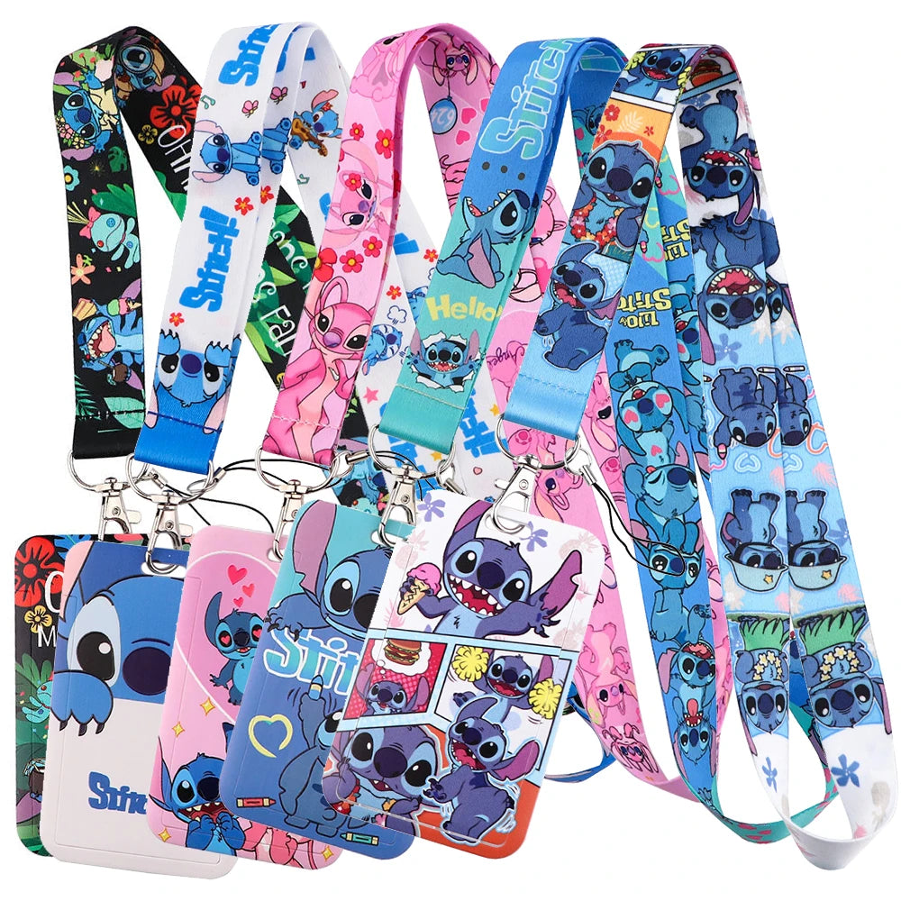 Cute Lilo & Stitch Credential Holder