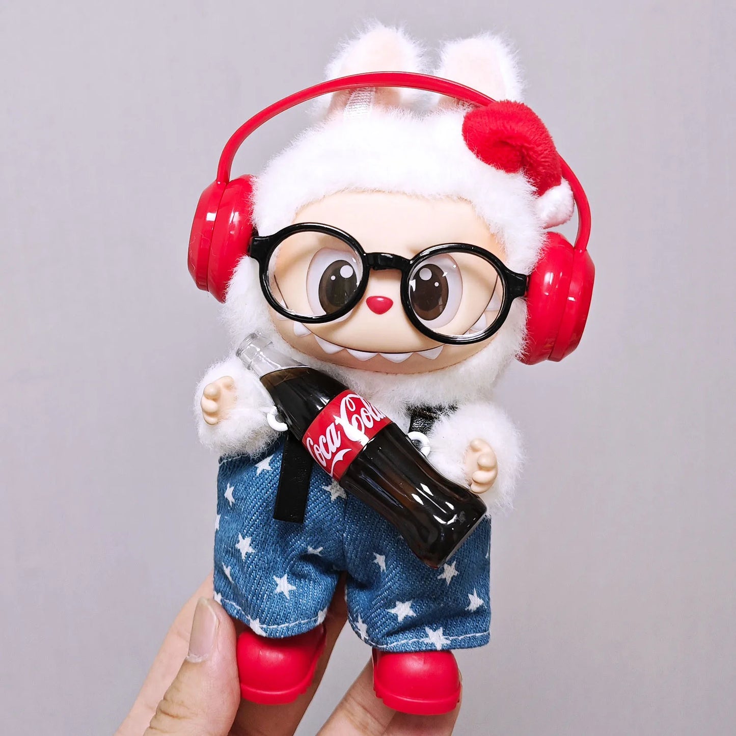 Labubu Coca-Cola Doll Outfit