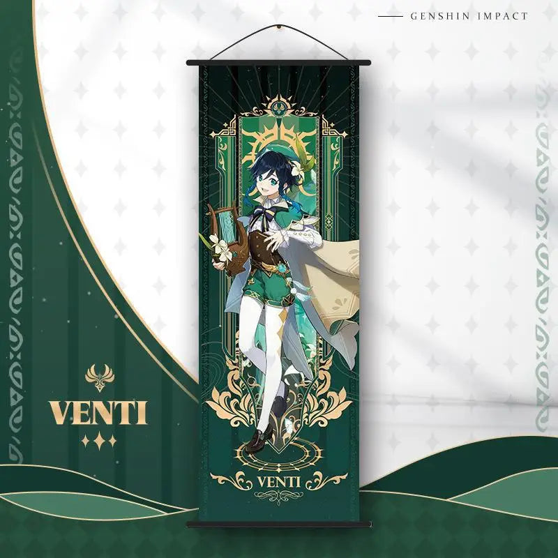 Genshin Impact Wanderer Tarot Poster
