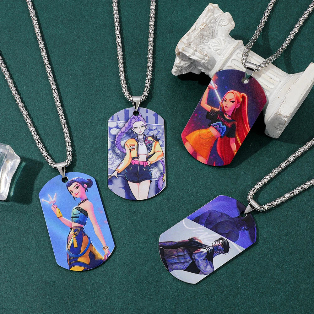 Cartoon Anime Movie K-Pop Demon Hunters Pendant