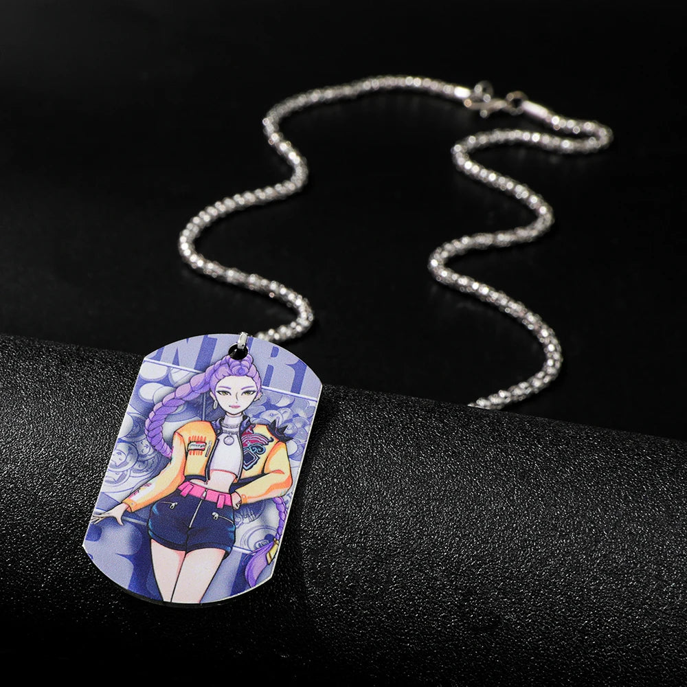 Cartoon Anime Movie K-Pop Demon Hunters Pendant