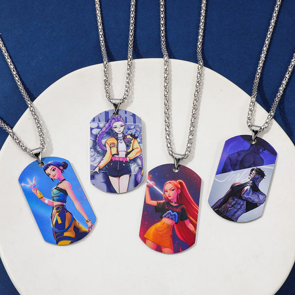 Cartoon Anime Movie K-Pop Demon Hunters Pendant