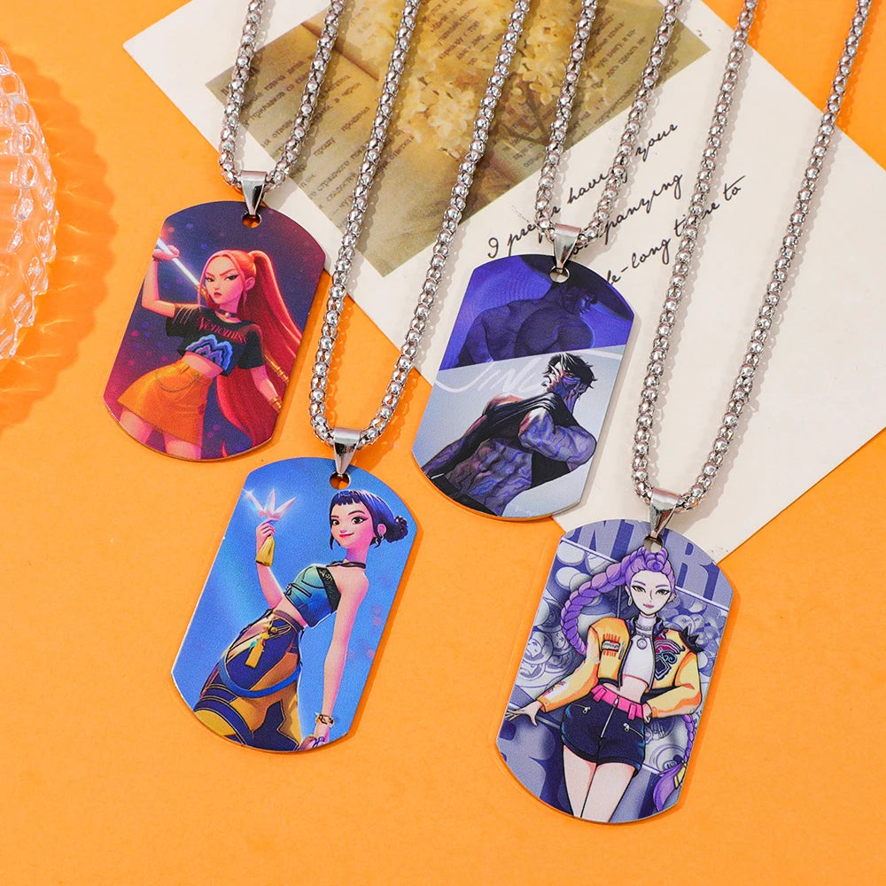 Cartoon Anime Movie K-Pop Demon Hunters Pendant