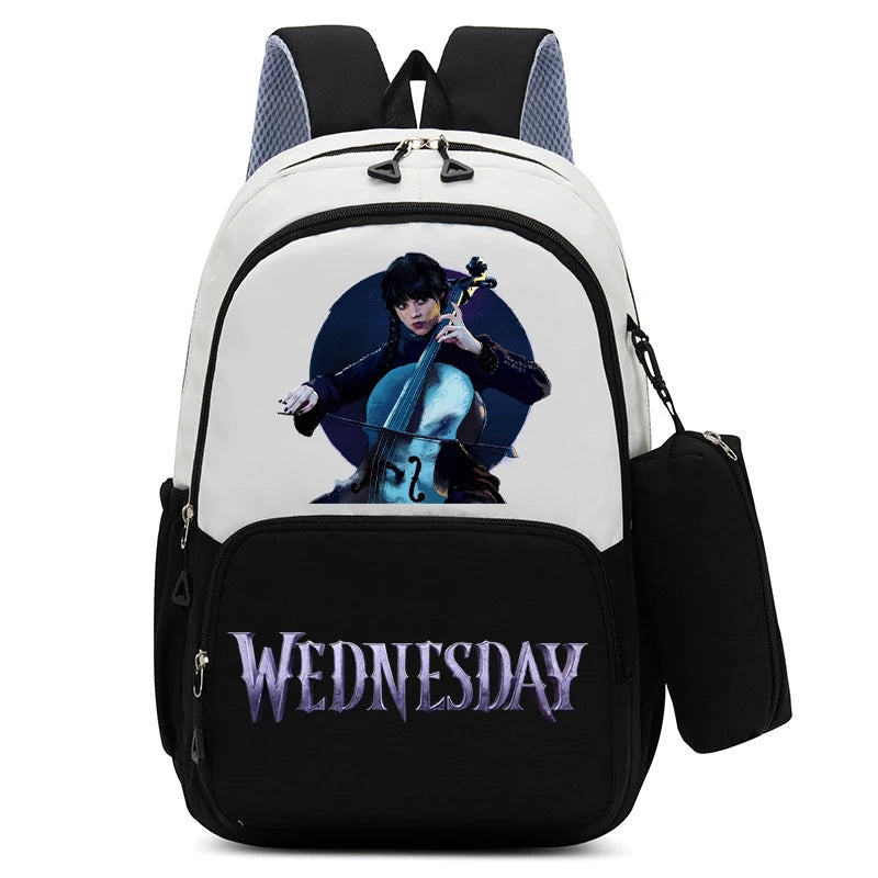 Wednesdays Addams Backpacks with Pencil Case