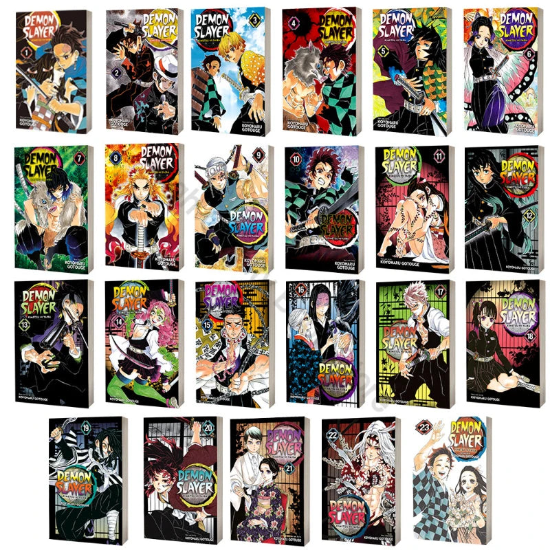 Anime Demon Slayer Volumes In English