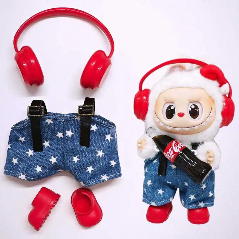 Labubu Coca-Cola Doll Outfit
