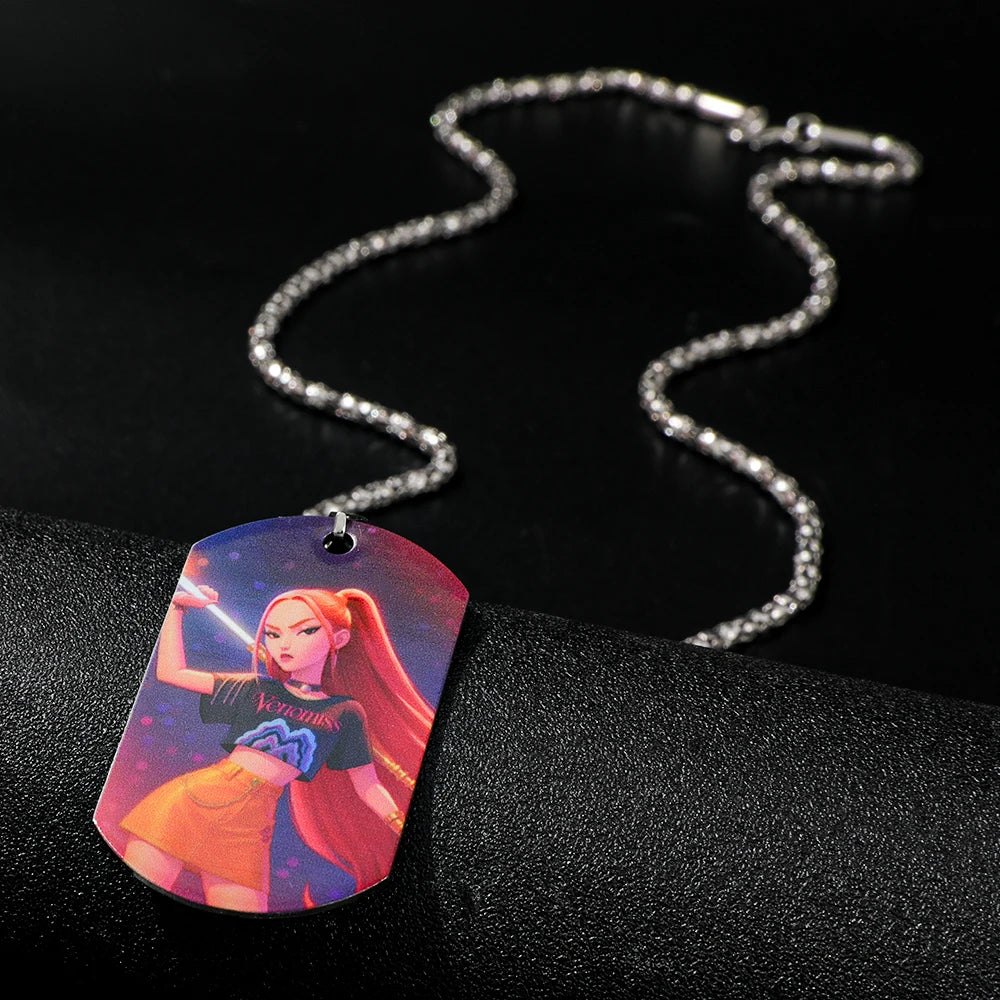 Cartoon Anime Movie K-Pop Demon Hunters Pendant