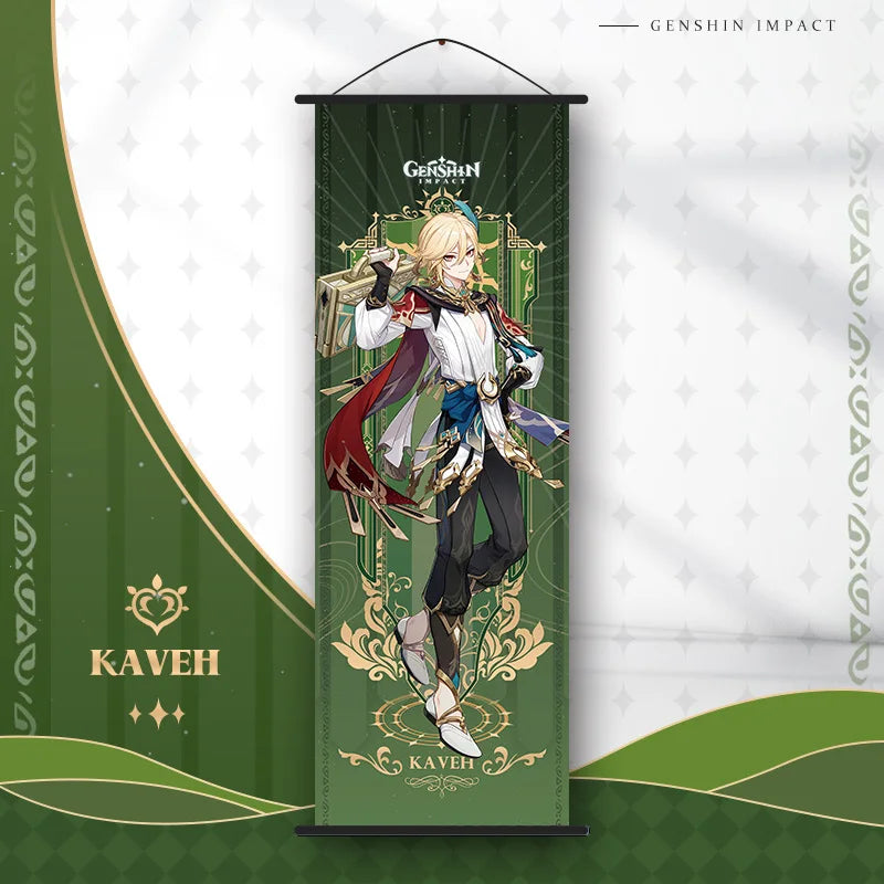 Genshin Impact Wanderer Tarot Poster