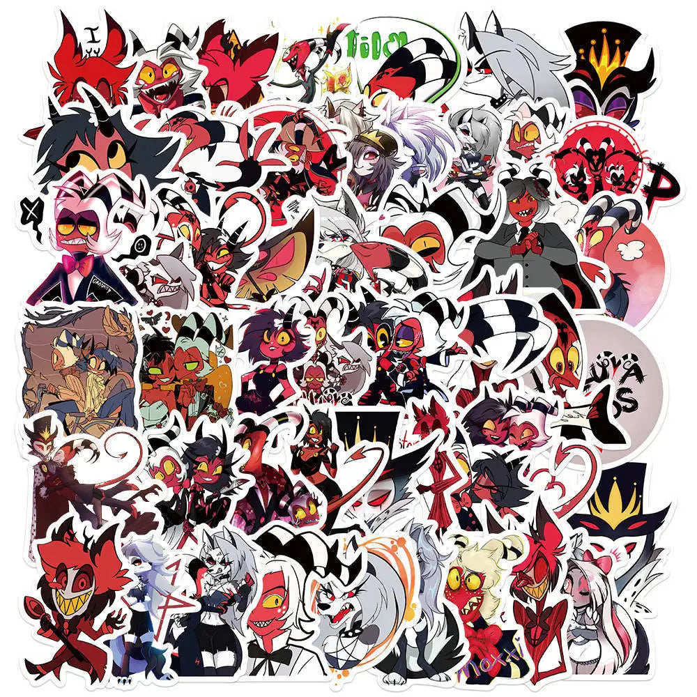 100Pcs Helluva Boss Stickers