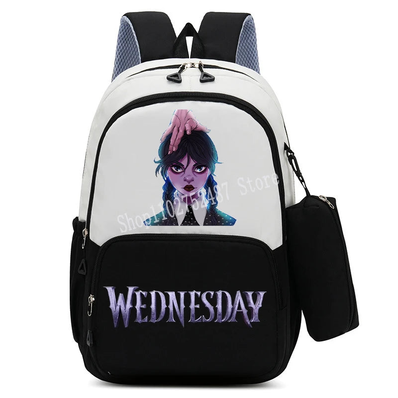 Wednesdays Addams Backpacks with Pencil Case
