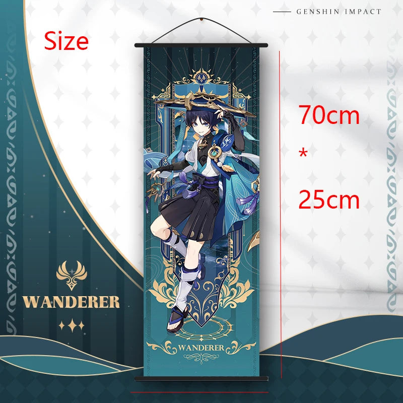 Genshin Impact Wanderer Tarot Poster