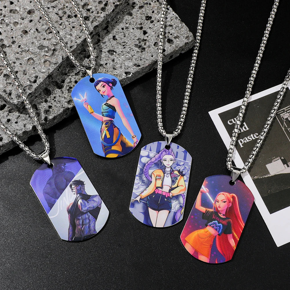 Cartoon Anime Movie K-Pop Demon Hunters Pendant