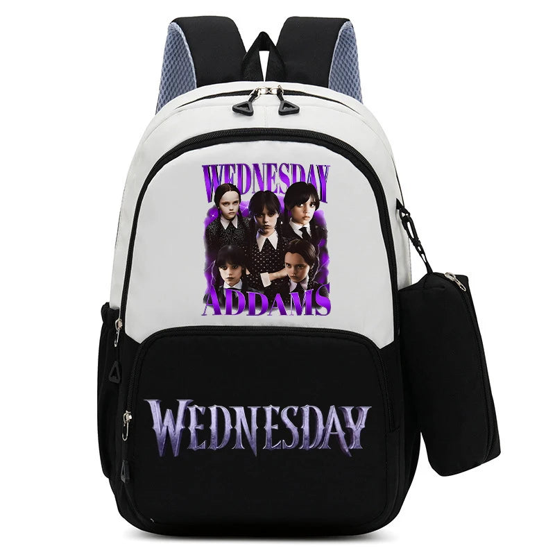 Wednesdays Addams Backpacks with Pencil Case