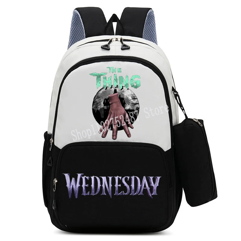 Wednesdays Addams Backpacks with Pencil Case