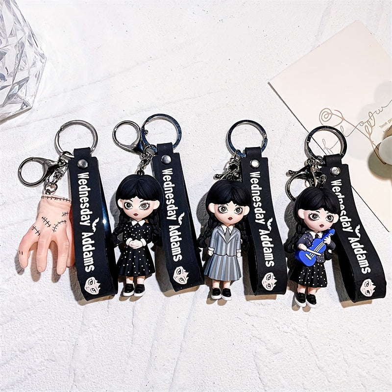 Wednesday Addams Keychain