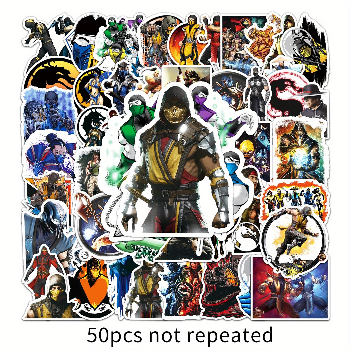 50pcs Mortal Kombat Stickers