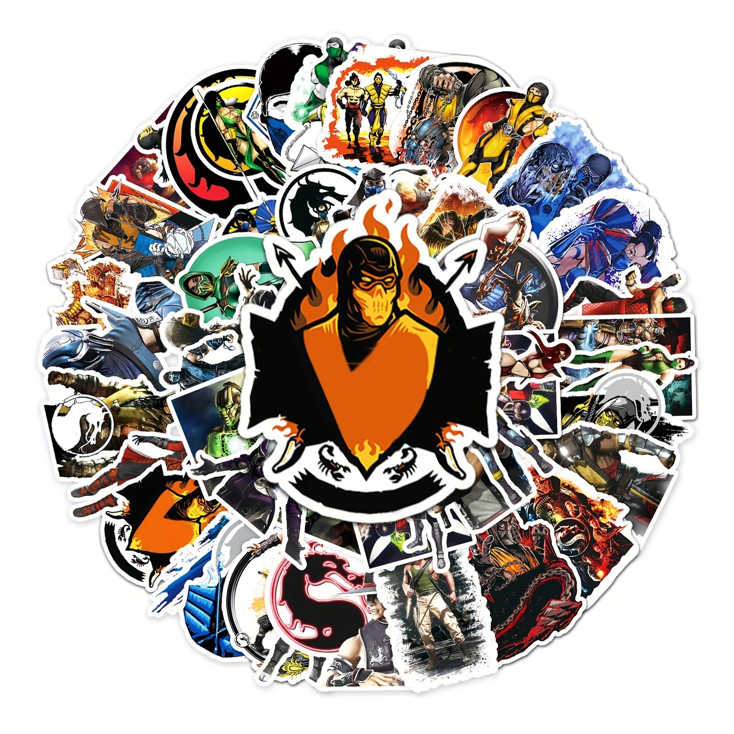 50pcs Mortal Kombat Stickers