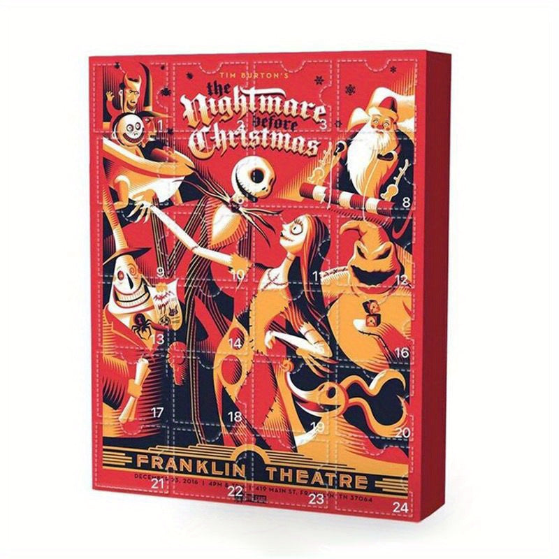 24pcs Disney Tim Burton's The Nightmare Before Christmas Collectible Mini Figures