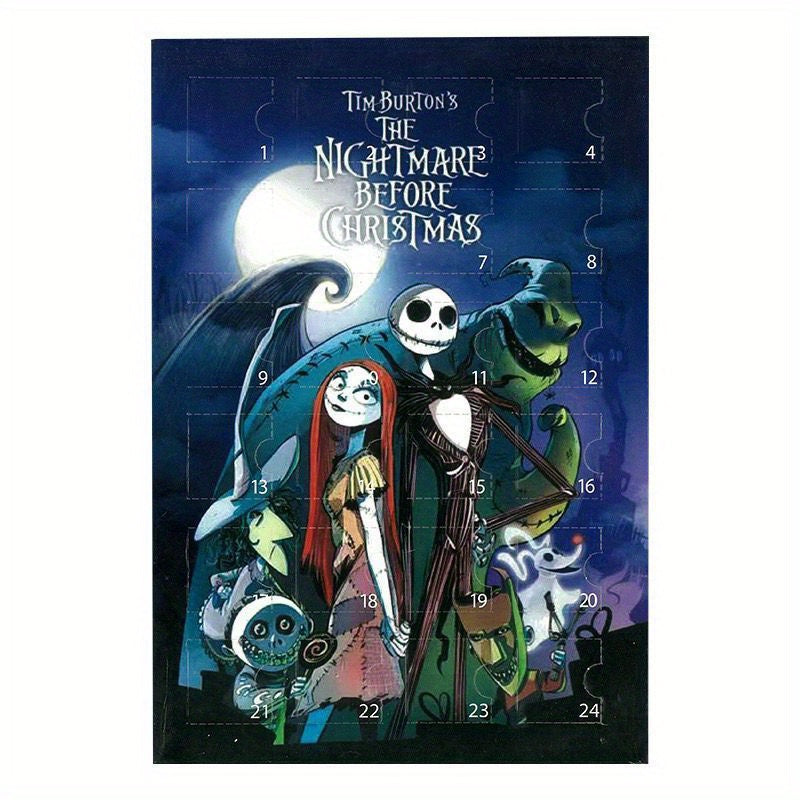 24pcs Disney Tim Burton's The Nightmare Before Christmas Collectible Mini Figures