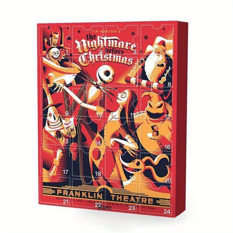 24pcs Disney Tim Burton's The Nightmare Before Christmas Collectible Mini Figures