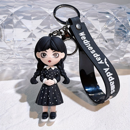 Wednesday Addams Keychain