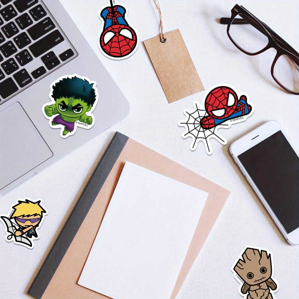 Marvel 50pcs Waterproof Stickers