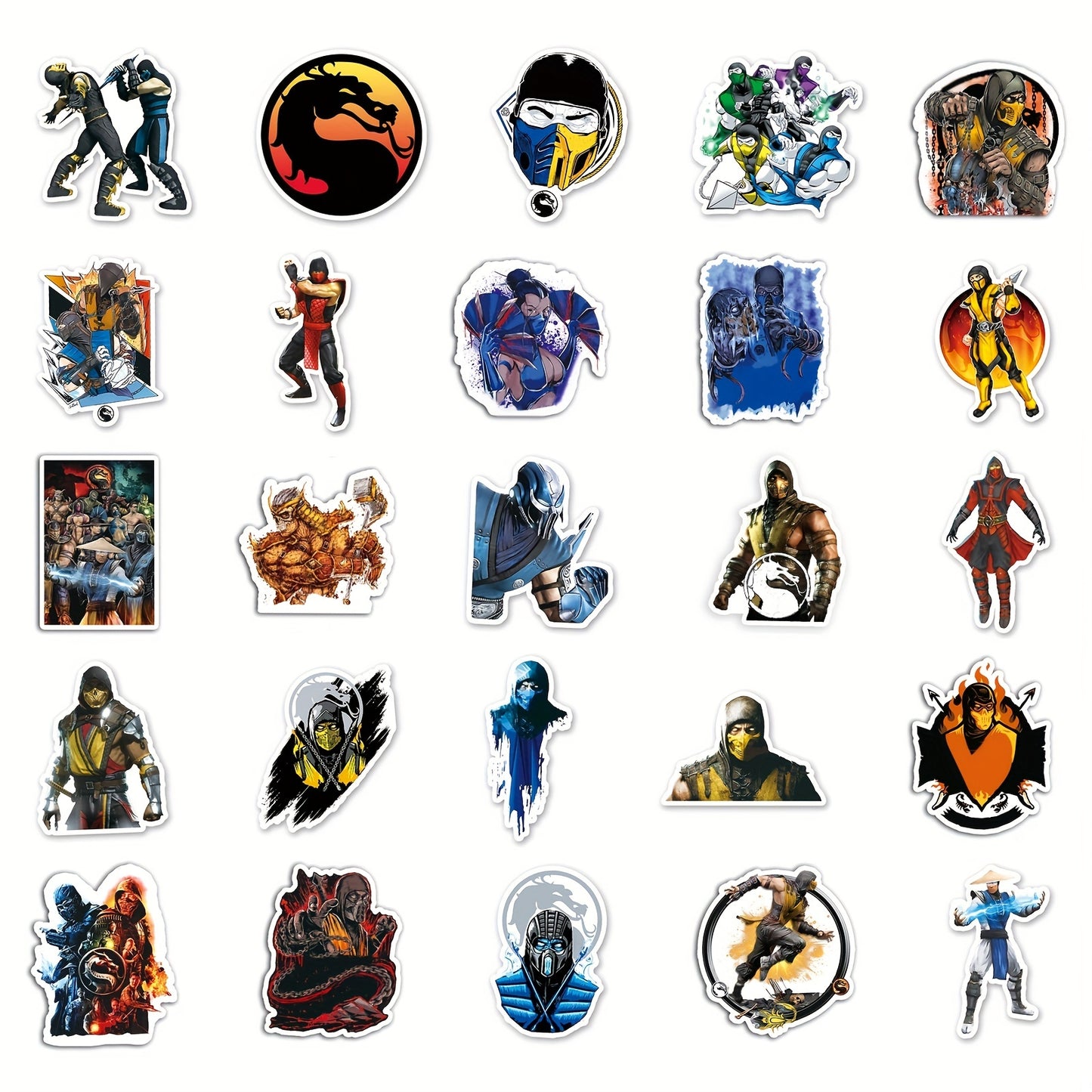 50pcs Mortal Kombat Stickers