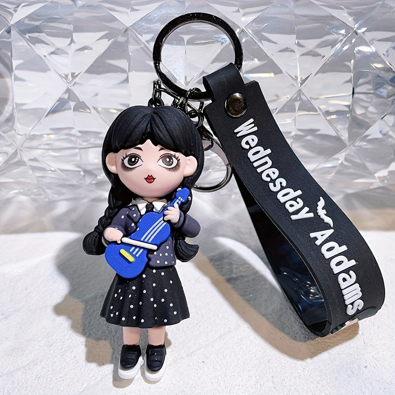 Wednesday Addams Keychain