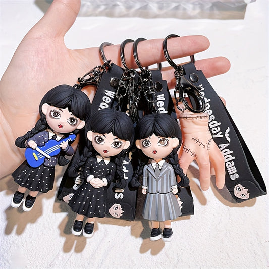Wednesday Addams Keychain