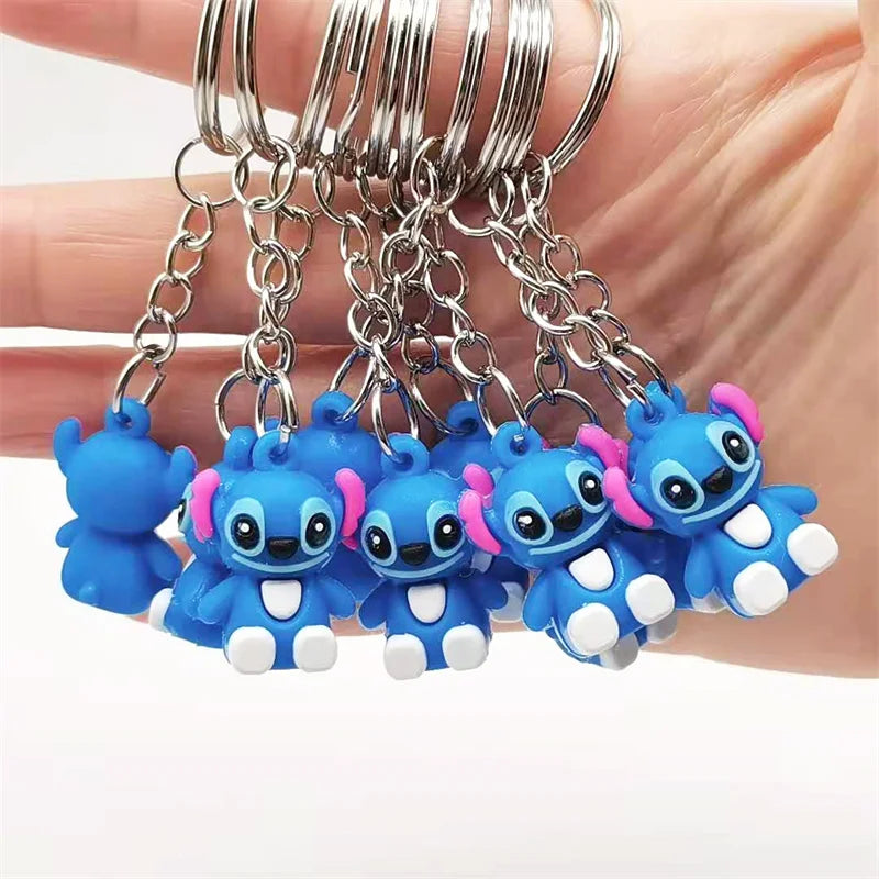 10Pcs/Lot Keychain Lilo & Stitch