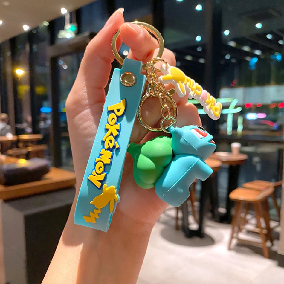 6Pcs Pokemon Keychains