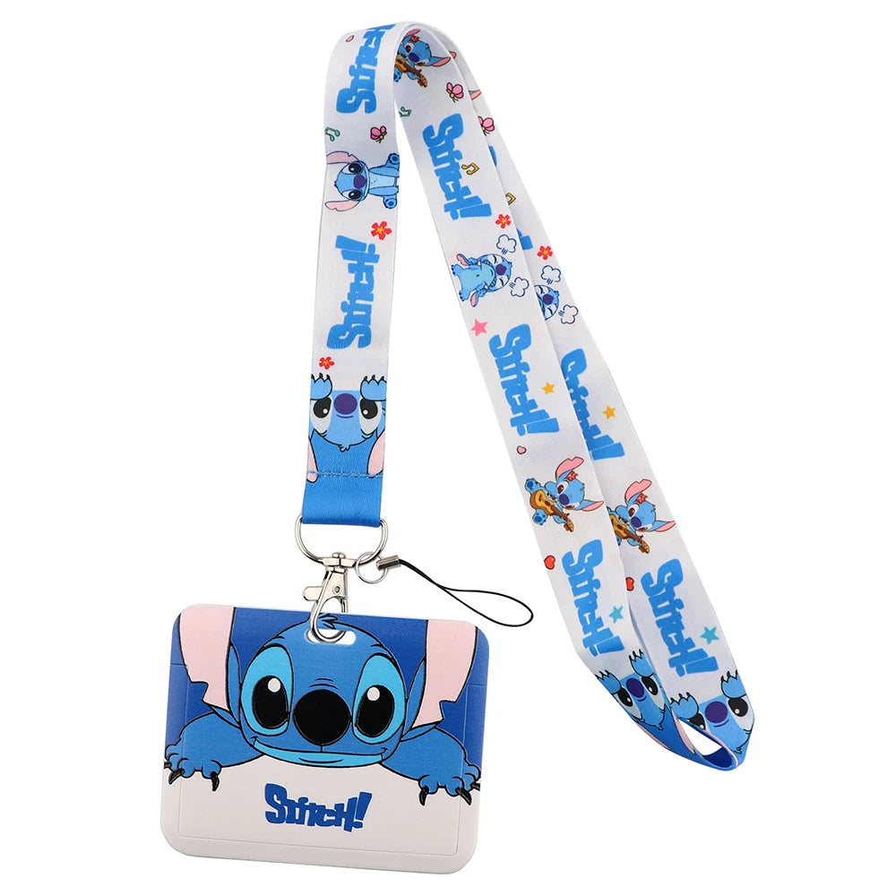 Cute Lilo & Stitch Credential Holder
