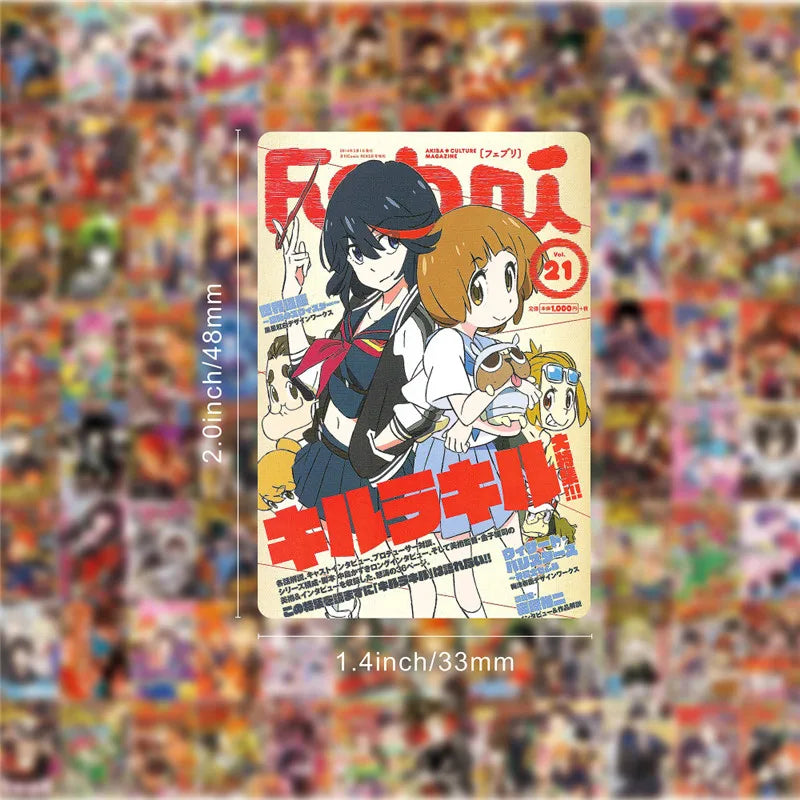 100Pcs Anime Poster Mixed Sticker Pack