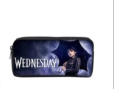 3PC/set Wednesday Addams Backpack Nevermore Academy