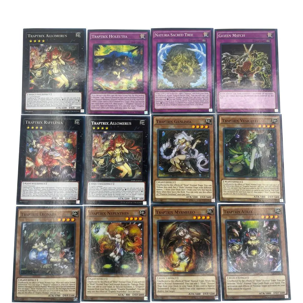 Yu-Gi-Oh! English Holographic Deck 940 BEWARE OF TRAPTRIX with Tin Box