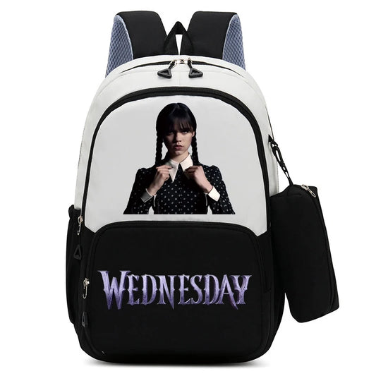 Wednesdays Addams Backpacks with Pencil Case