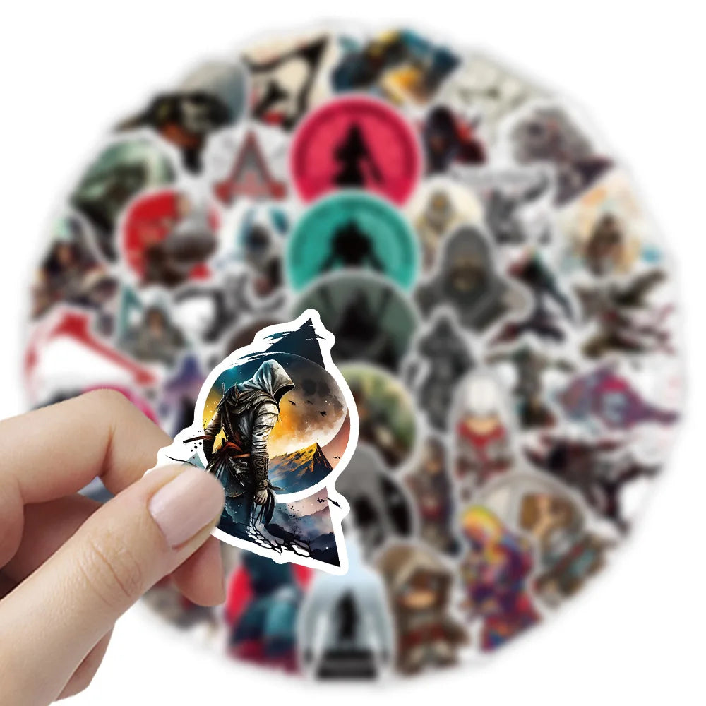10/52PCS Assassin's Creed Stickers