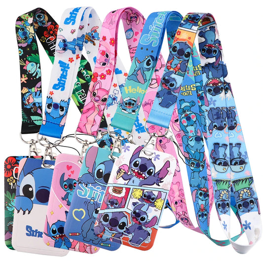 Cute Lilo & Stitch Credential Holder