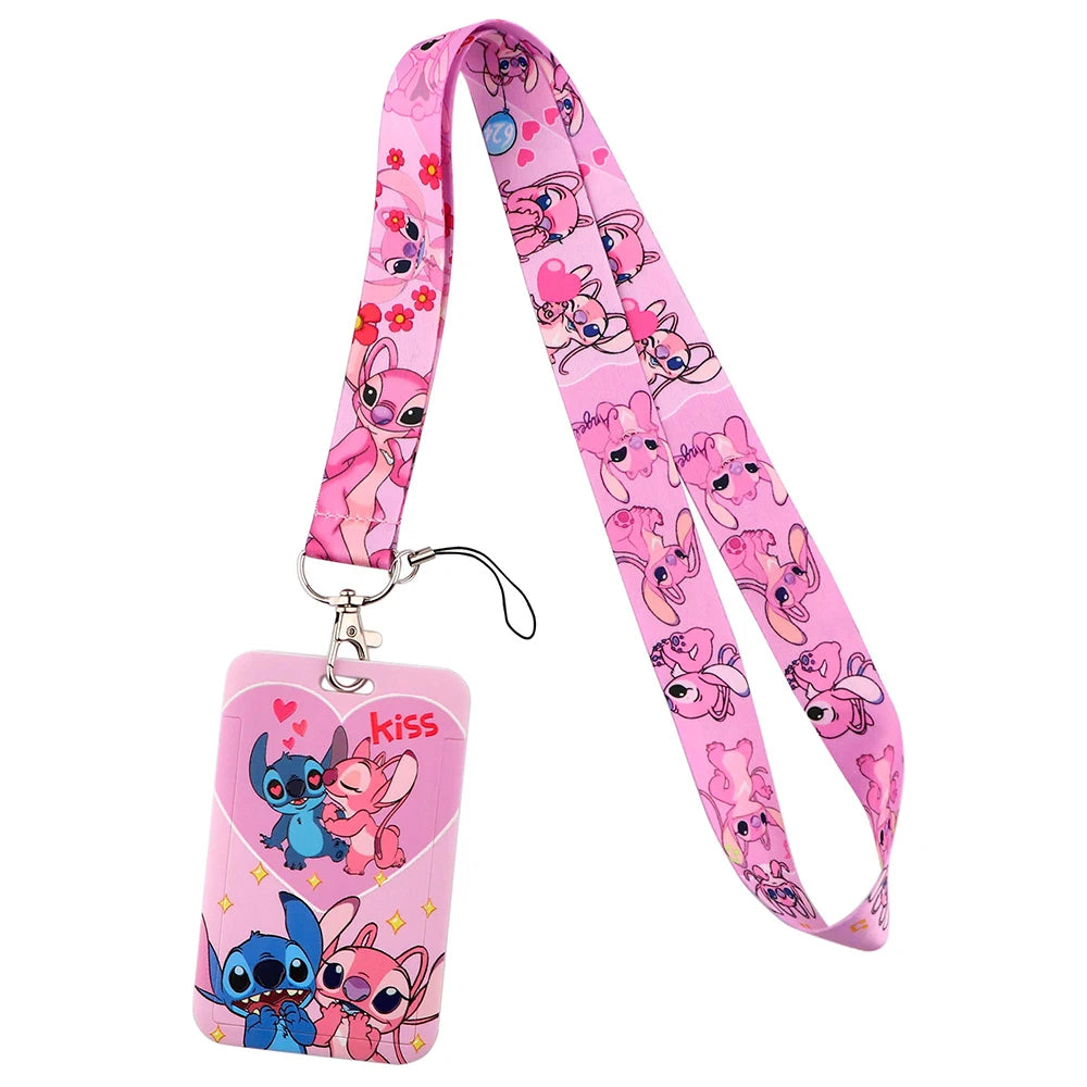 Cute Lilo & Stitch Credential Holder