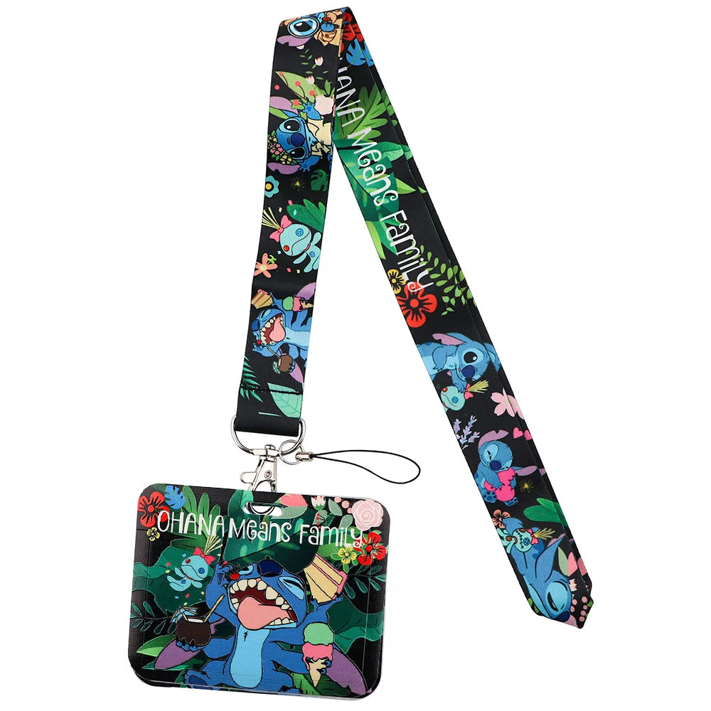 Cute Lilo & Stitch Credential Holder