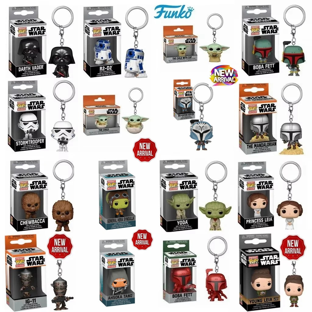 FUNKO POP Star Wars Keychain Toys